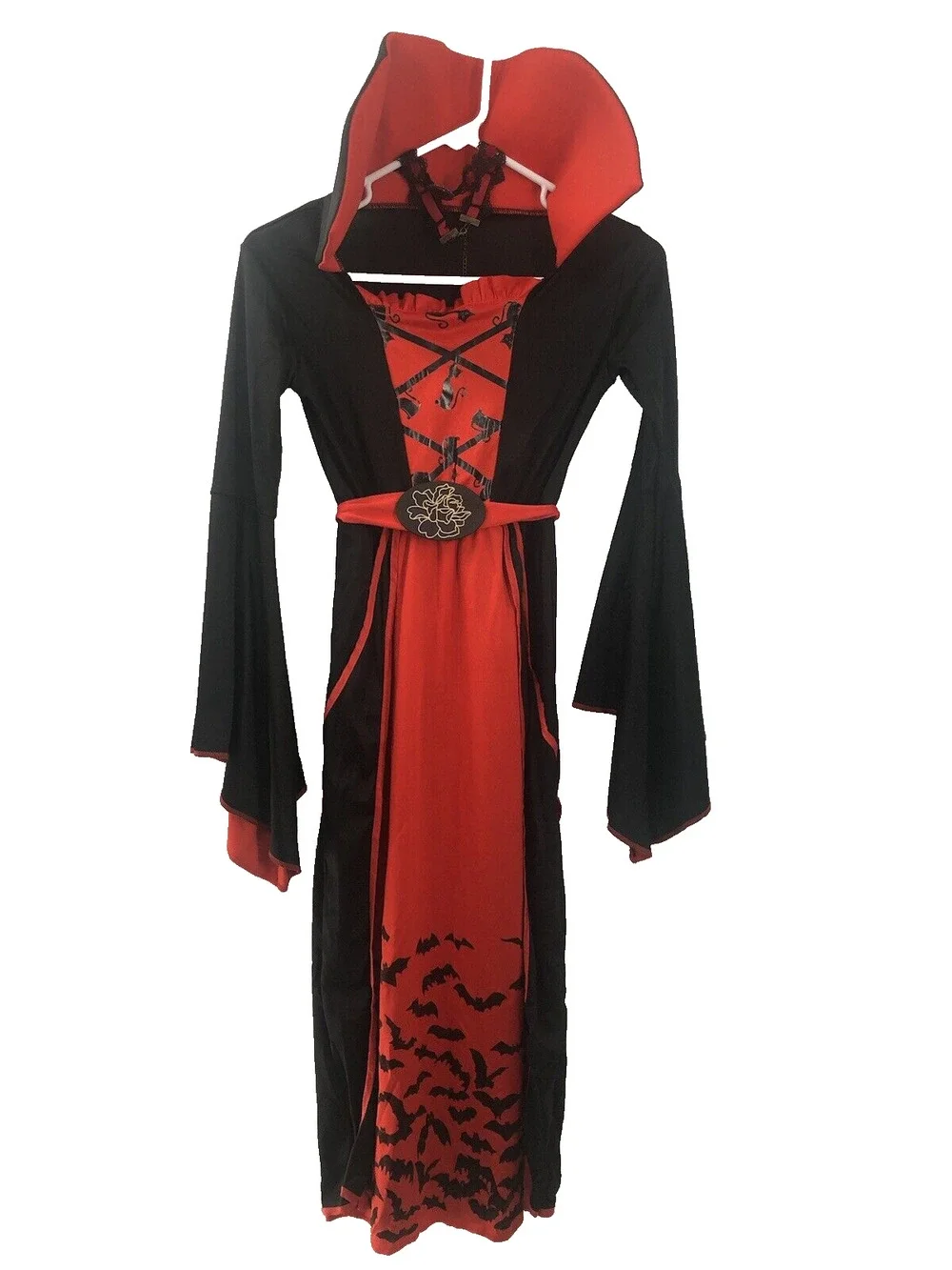 Halloween Vampire Costume for Girls Royal Queen Skirt Halloween Dress Up Sz M